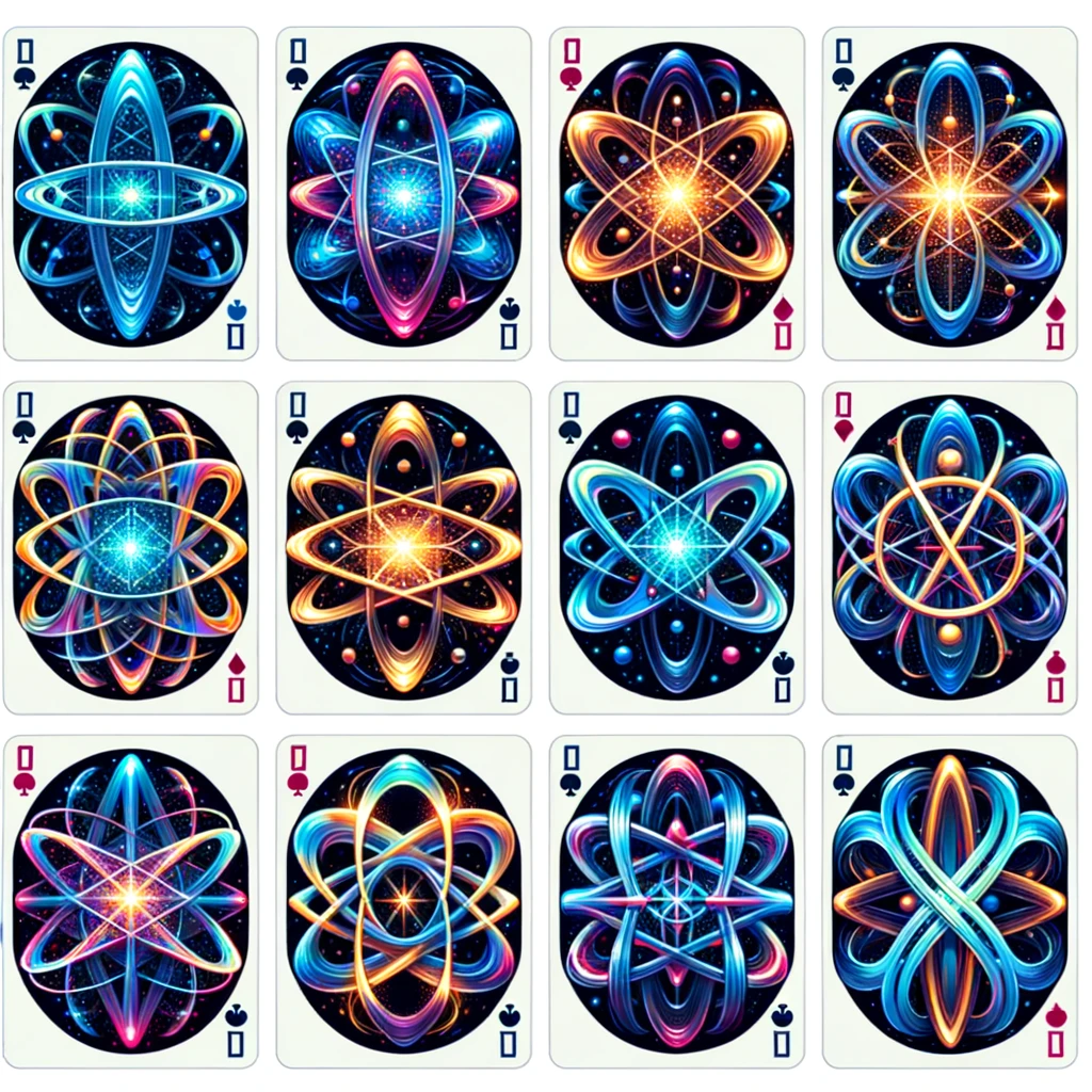 Convolutional Quantum Card Deck Battle